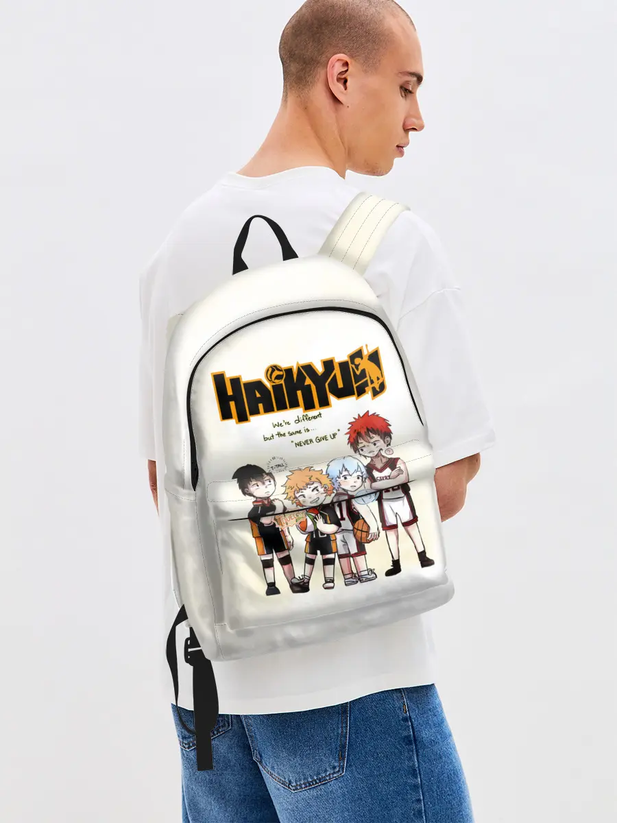 Рюкзак джинсовый / Старшая Карасуно | Академия Шираторизава