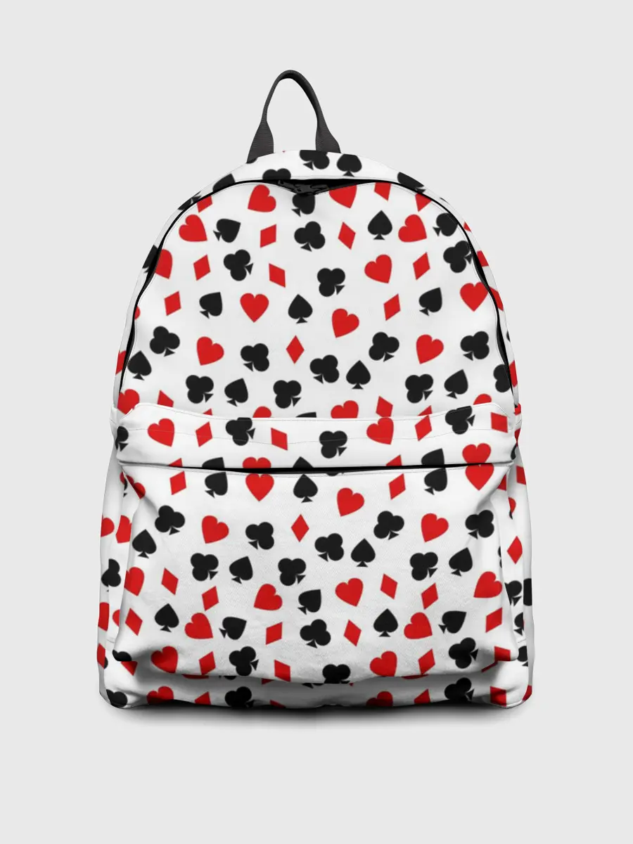 Рюкзак джинсовый / Карточные Масти