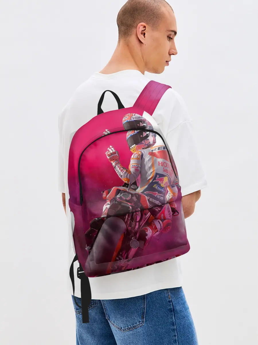 Рюкзак джинсовый / Парень На Мотоцикле