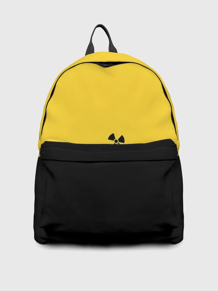 Рюкзак джинсовый / Радиоактивный цветок