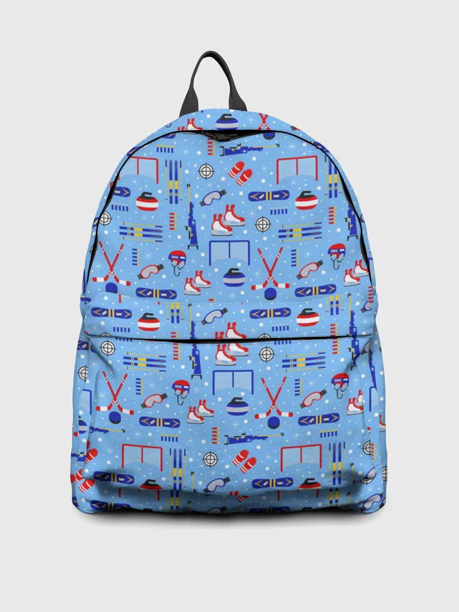 Рюкзак джинсовый / Зимние виды спорта