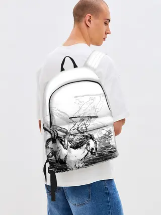 Рюкзак джинсовый / A demon on a horse