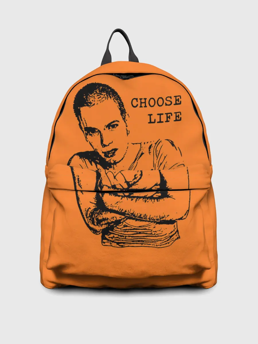 Рюкзак джинсовый / На игле, выбирай жизнь