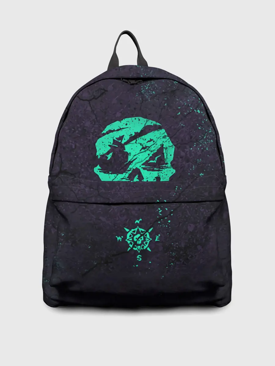 Рюкзак джинсовый / Пиратский знак