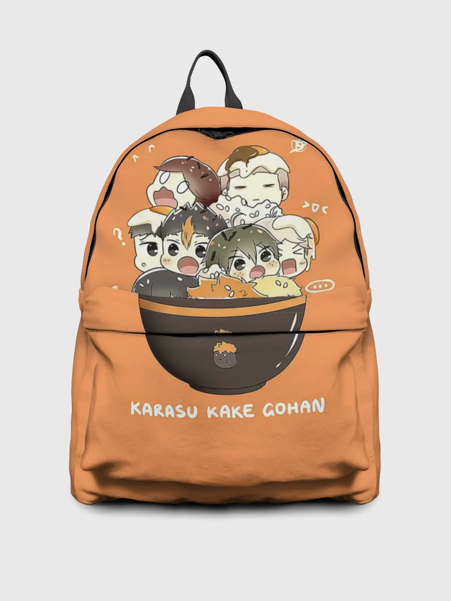 Рюкзак джинсовый / Karasu kake gohan | Haikyuu!!