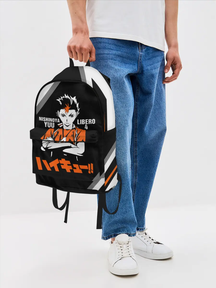 Рюкзак джинсовый / Nishinoya Yuu | Haikyuu!!