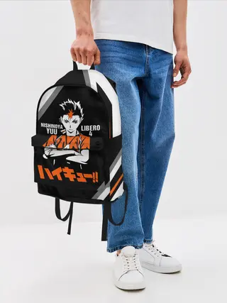 Рюкзак джинсовый / Nishinoya Yuu | Haikyuu!!