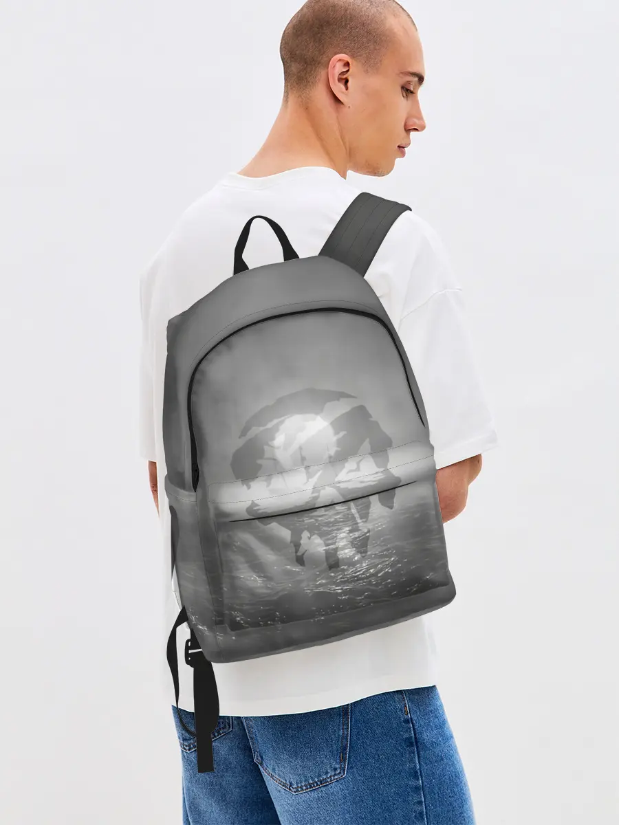 Рюкзак джинсовый / Пираты в море