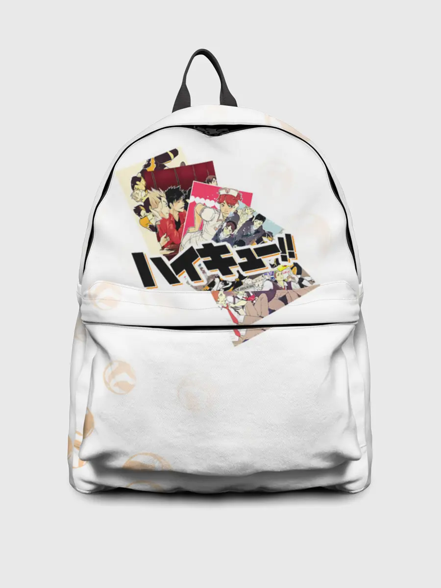 Рюкзак джинсовый / ВОЛЕЙБОЛ!! сцены с командами | Haikyuu!!