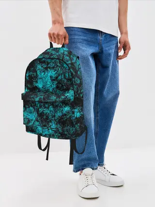 Рюкзак джинсовый / Кроваво-грязные пятна