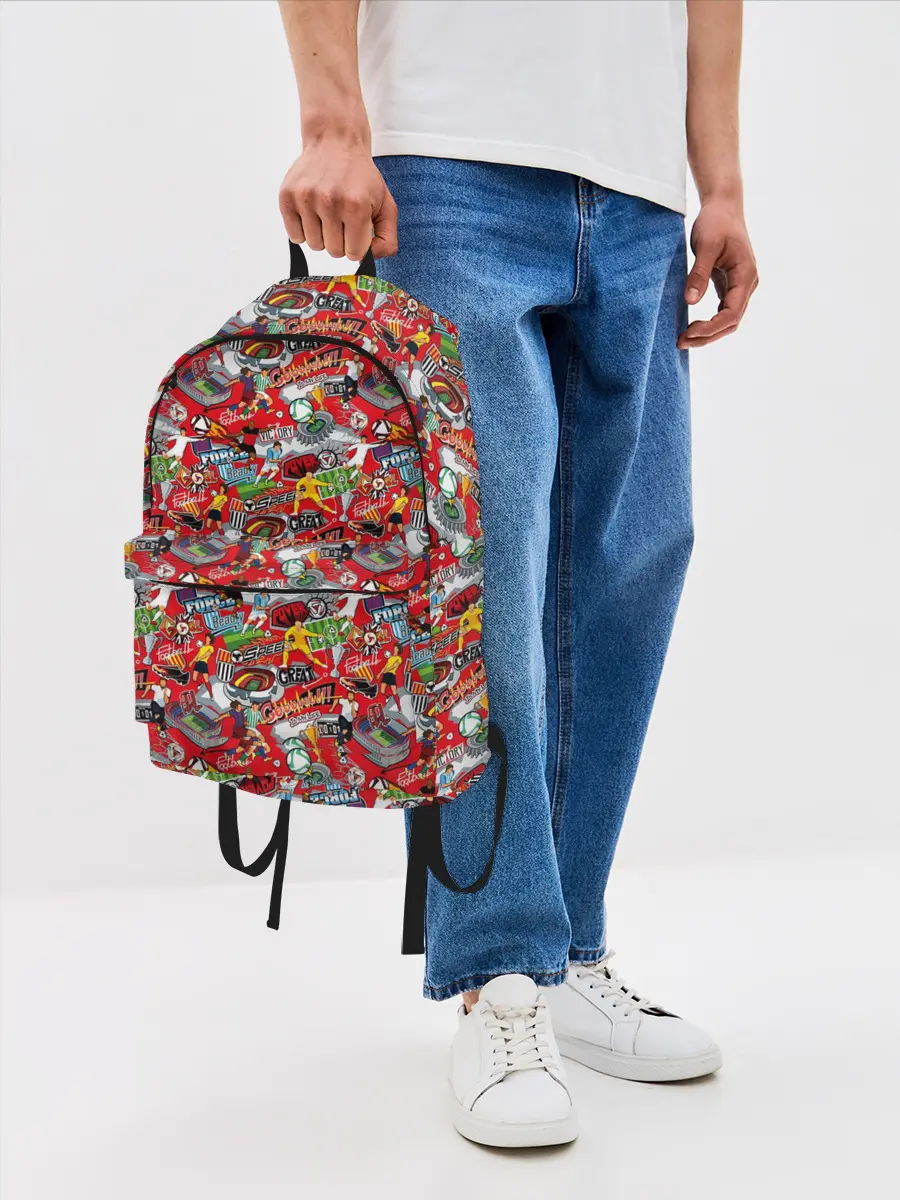 Рюкзак джинсовый / Футбол