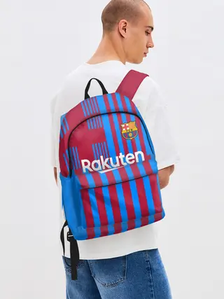 Рюкзак джинсовый / Домашняя форма ФК «Барселона»