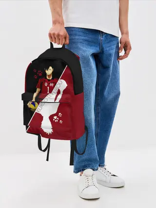 Рюкзак джинсовый / Куроо Тецуро | Haikyuu!!