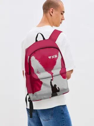 Рюкзак джинсовый / Love Death And Robots. Тайная война