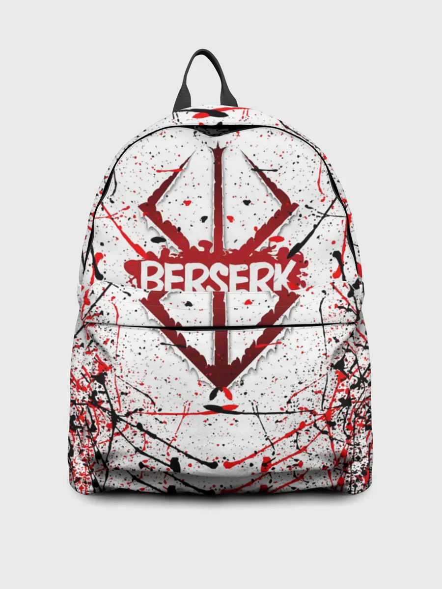 Рюкзак джинсовый / БЕРСЕРК рваный лого