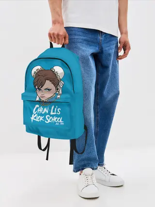 Рюкзак джинсовый / Chun Lis Kick School