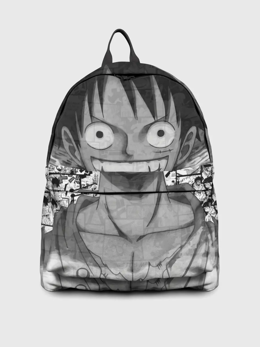 Рюкзак джинсовый / Луфи улыбается one piece
