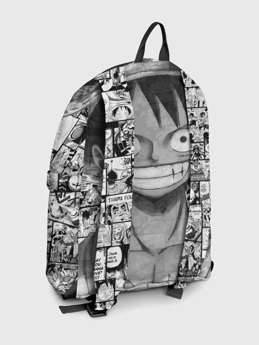Рюкзак джинсовый / Луфи улыбается one piece