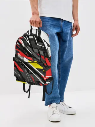 Рюкзак джинсовый / Фон. Абстракция.