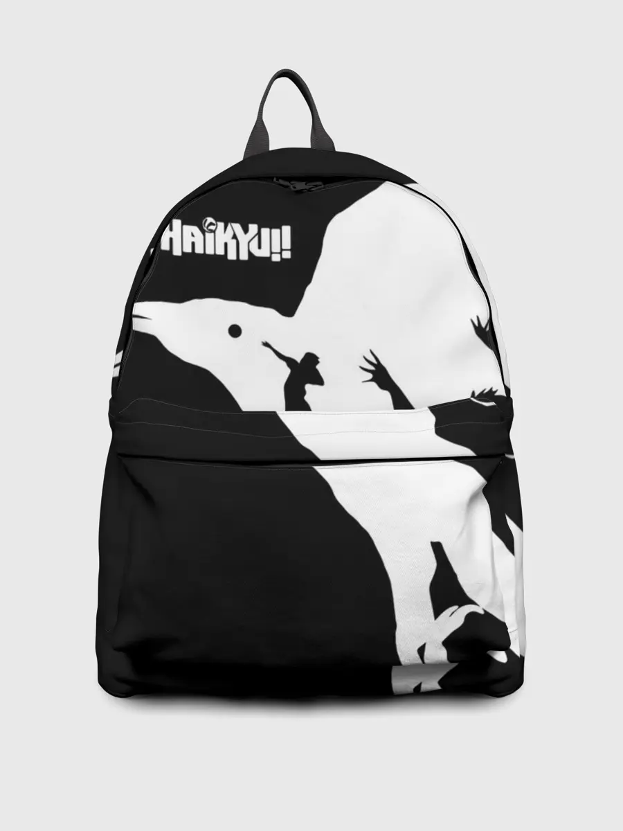 Рюкзак джинсовый / Ворон Карасуно Haikyu!!