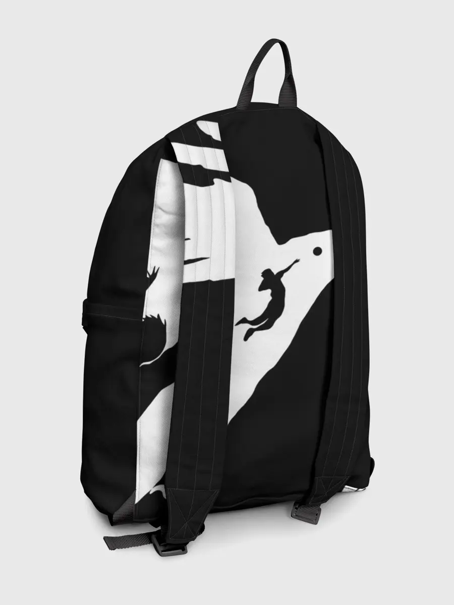 Рюкзак джинсовый / Ворон Карасуно Haikyu!!