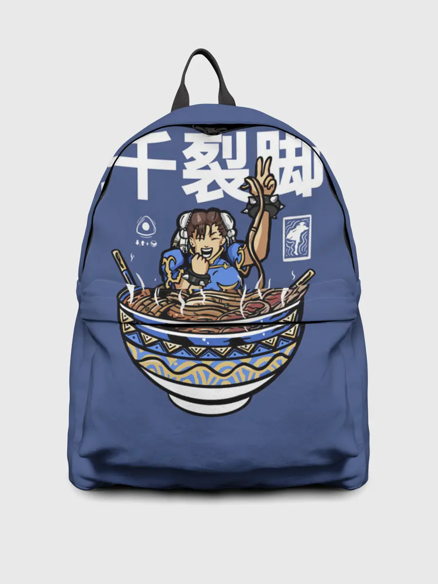 Рюкзак джинсовый / Лапша Чун Ли