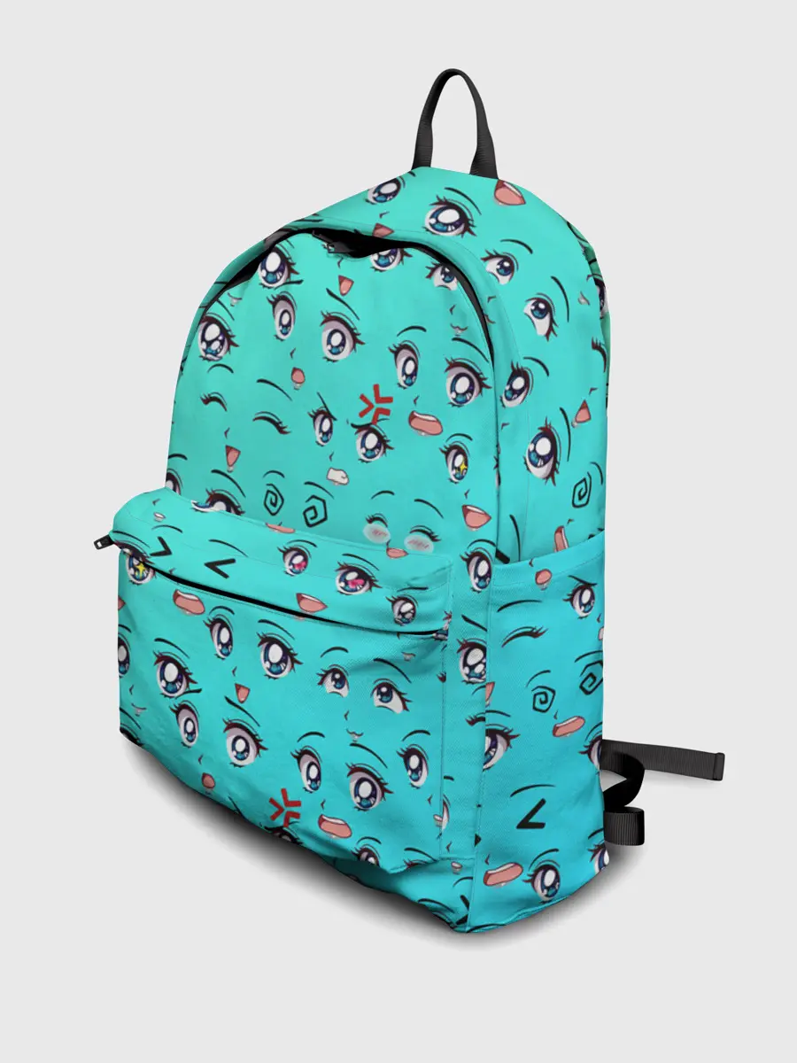 Рюкзак джинсовый / Аниме эмоции