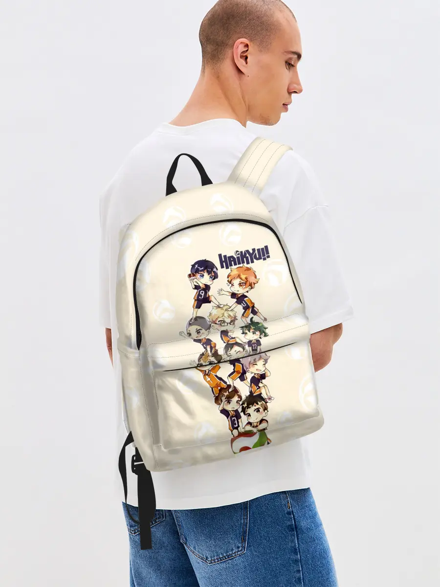 Рюкзак джинсовый / Команда Карасуно | Haikyuu!!