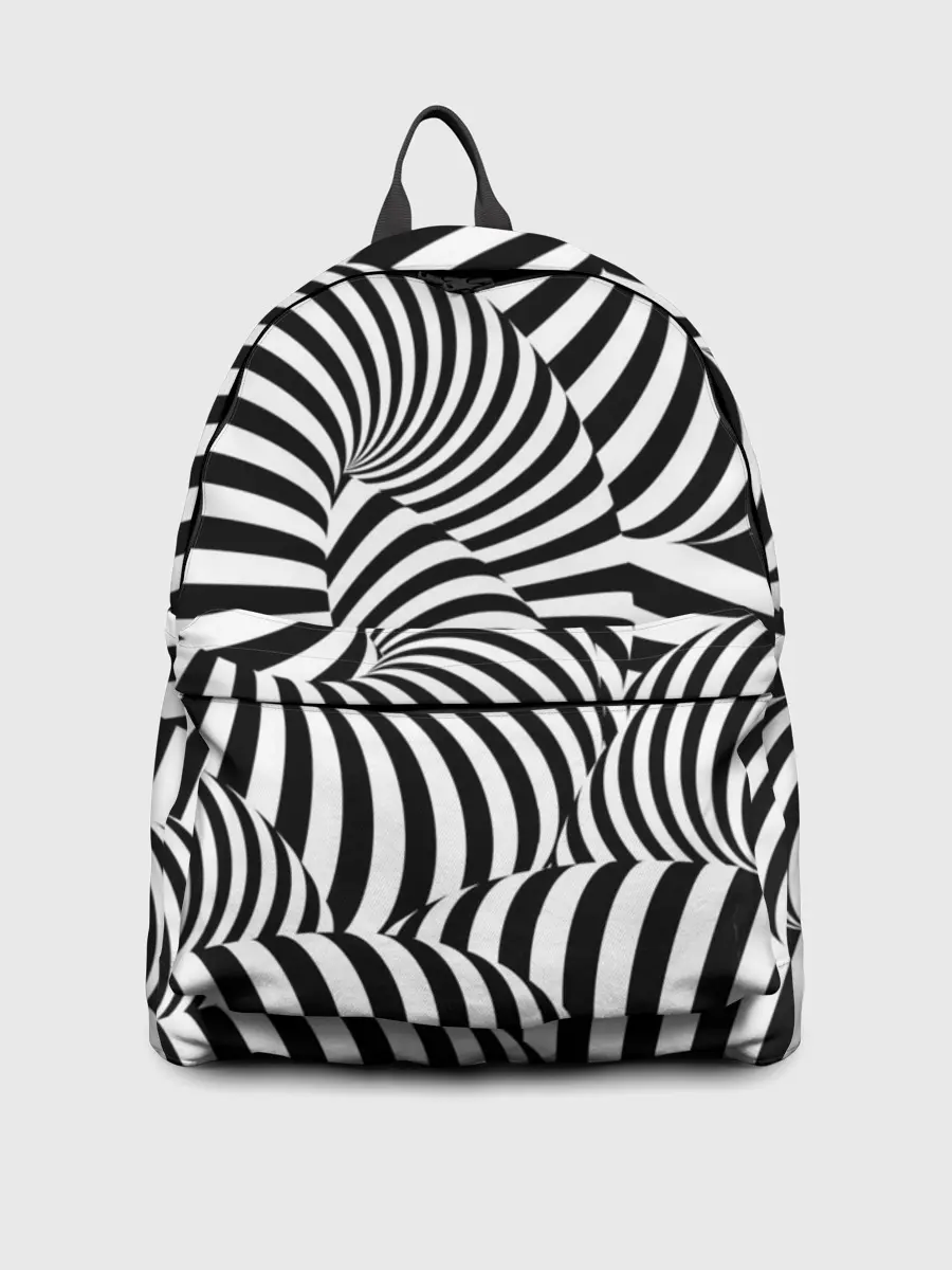 Рюкзак джинсовый / Гипнотическая абстракция