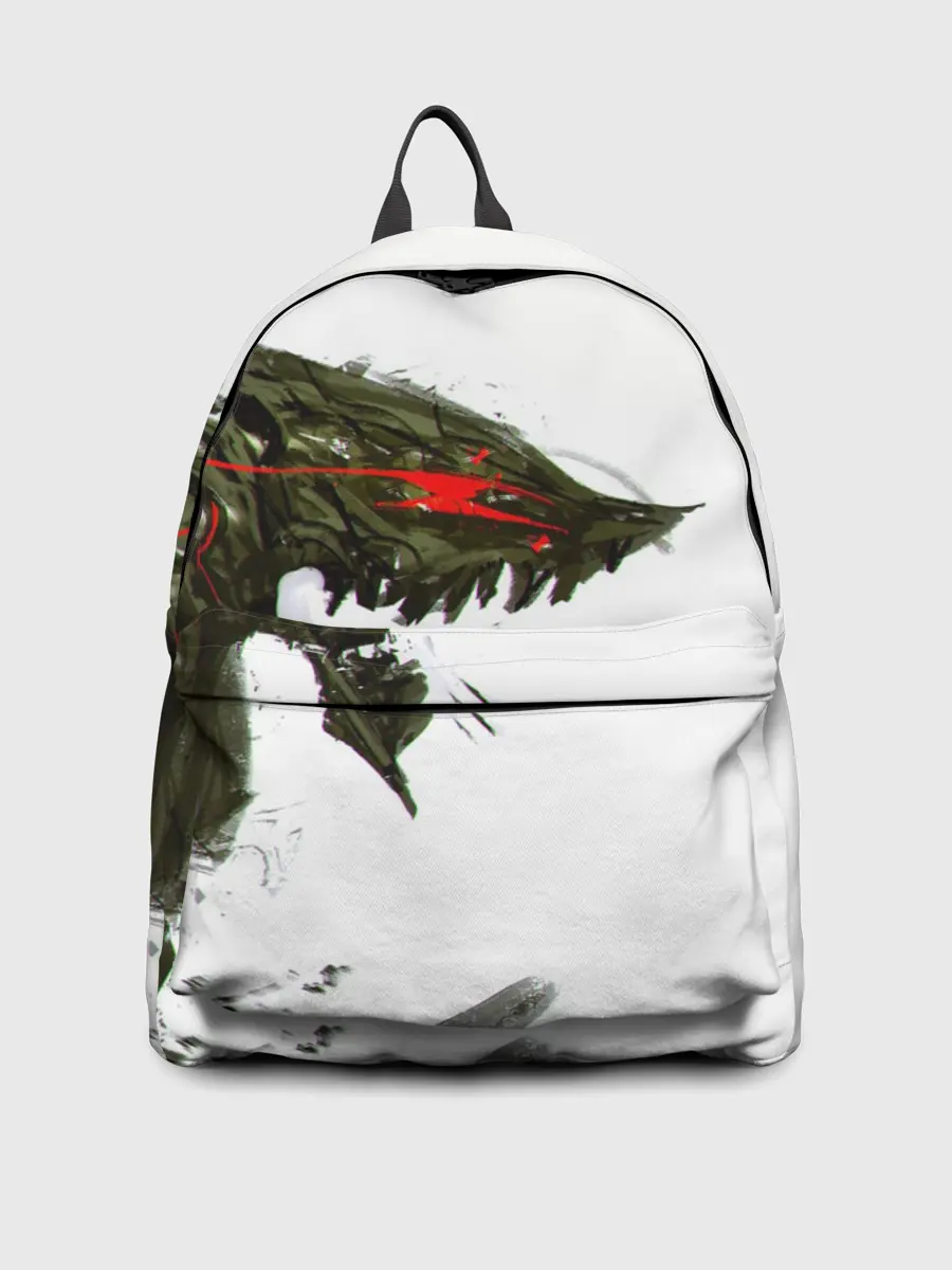 Рюкзак джинсовый / БЕРСЕРК красками