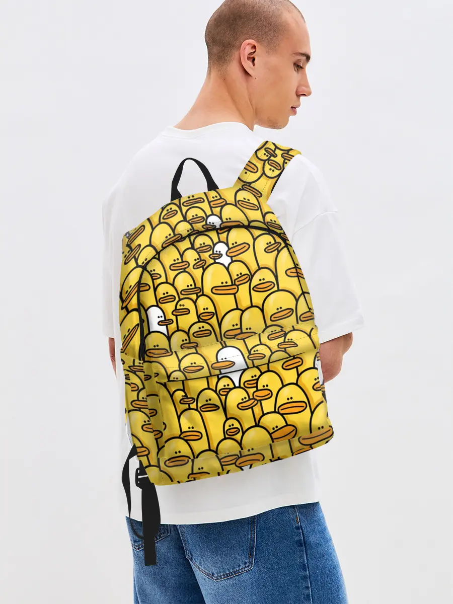 Рюкзак джинсовый / Утки