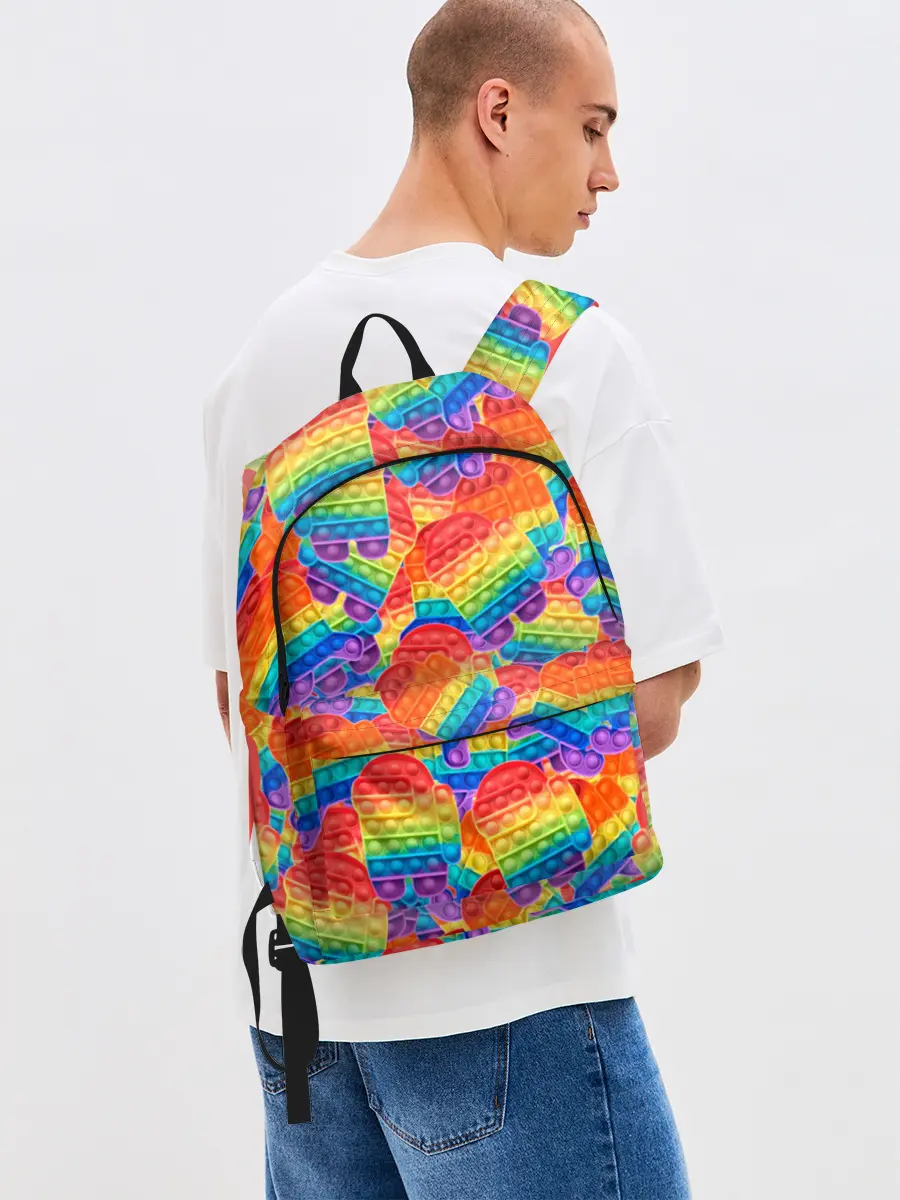 Рюкзак джинсовый / Pop it Among Us