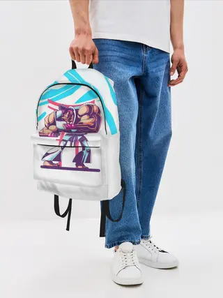 Рюкзак джинсовый / Опасный Рю