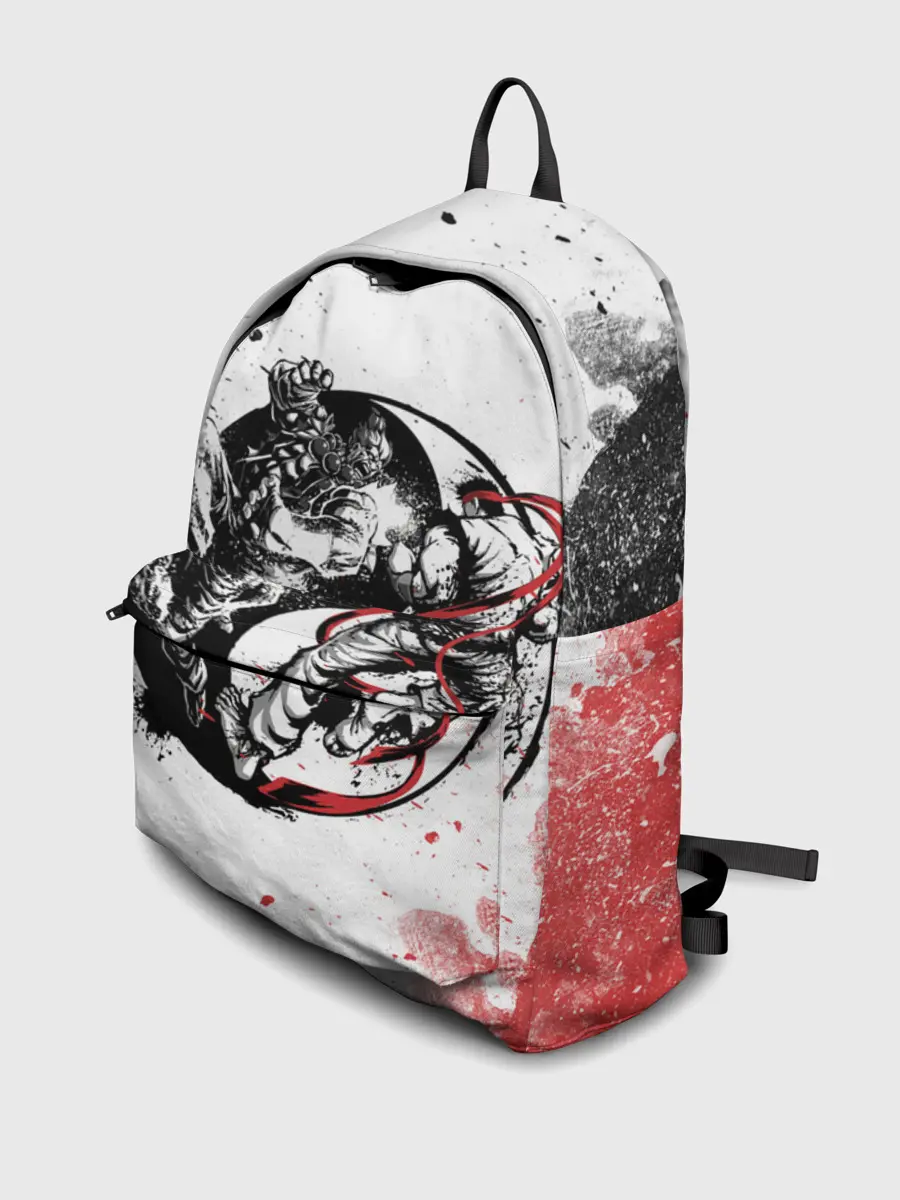 Рюкзак джинсовый / Ryu vs Akuma