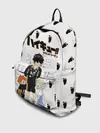 Рюкзак джинсовый / Малыши Хината и Бокуто | Haikyuu!!