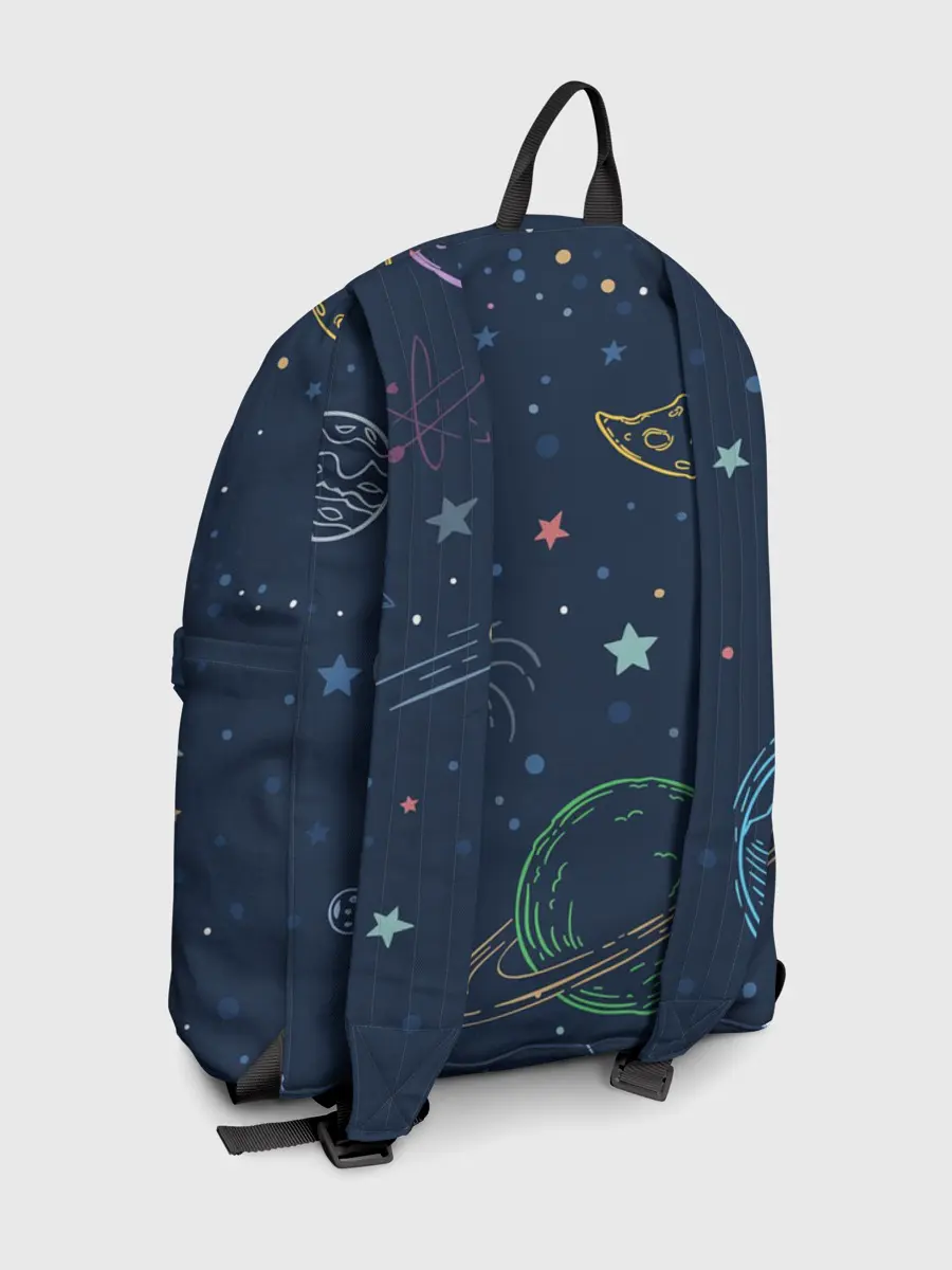 Рюкзак джинсовый / Космическая одиссея