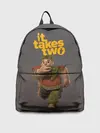 Рюкзак джинсовый / It takes two | Нужны двое