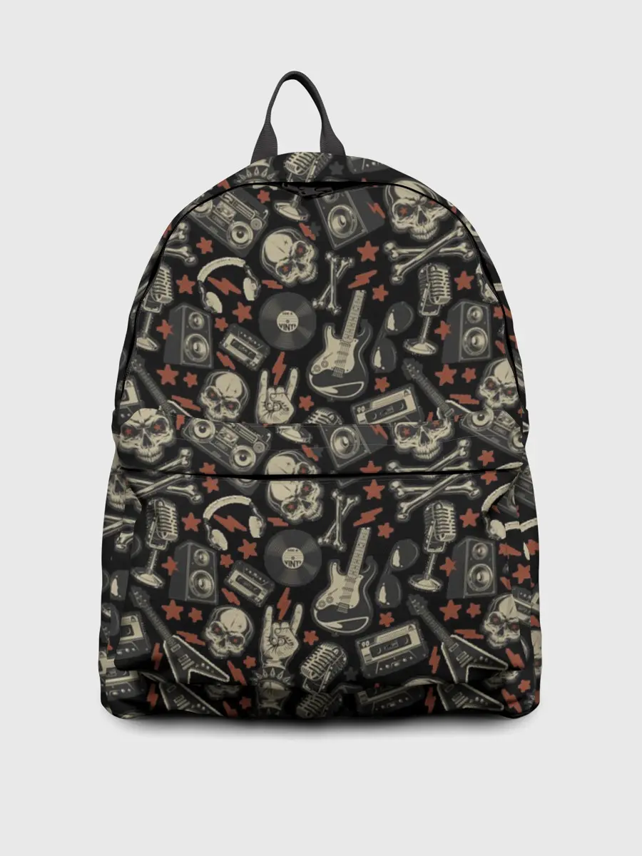 Рюкзак джинсовый / Scull_pattern_rock