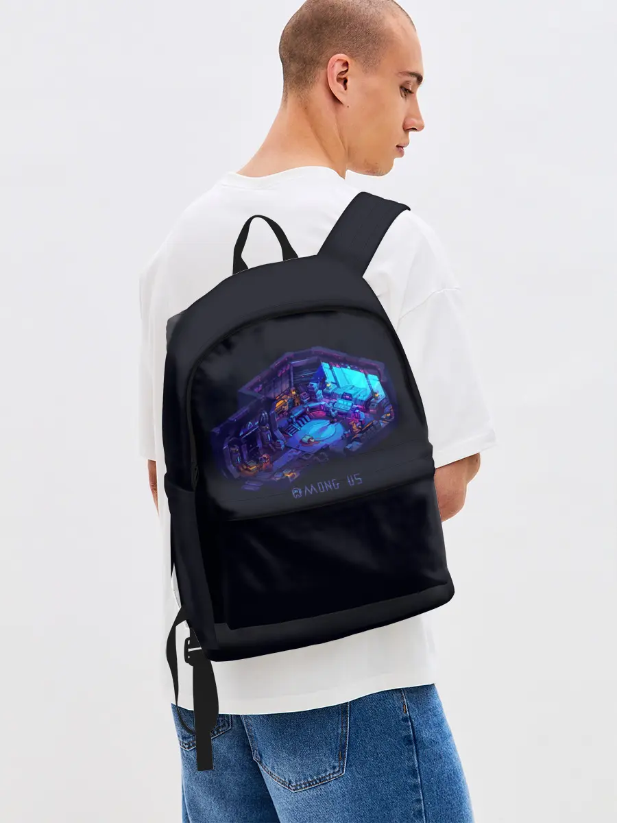 Рюкзак джинсовый / Among Us