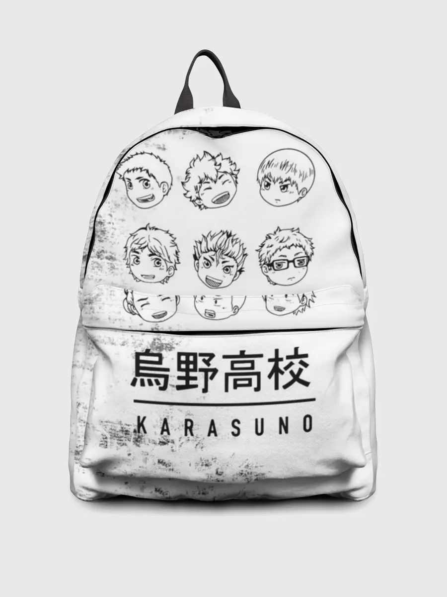 Рюкзак джинсовый / Команда школы Карасуно | Haiky