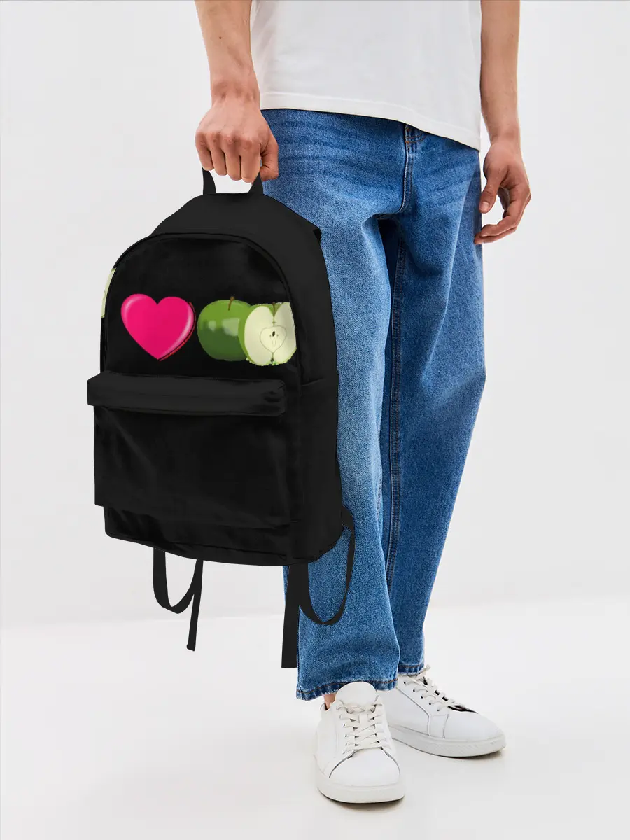 Рюкзак джинсовый / I LOVE APPLE