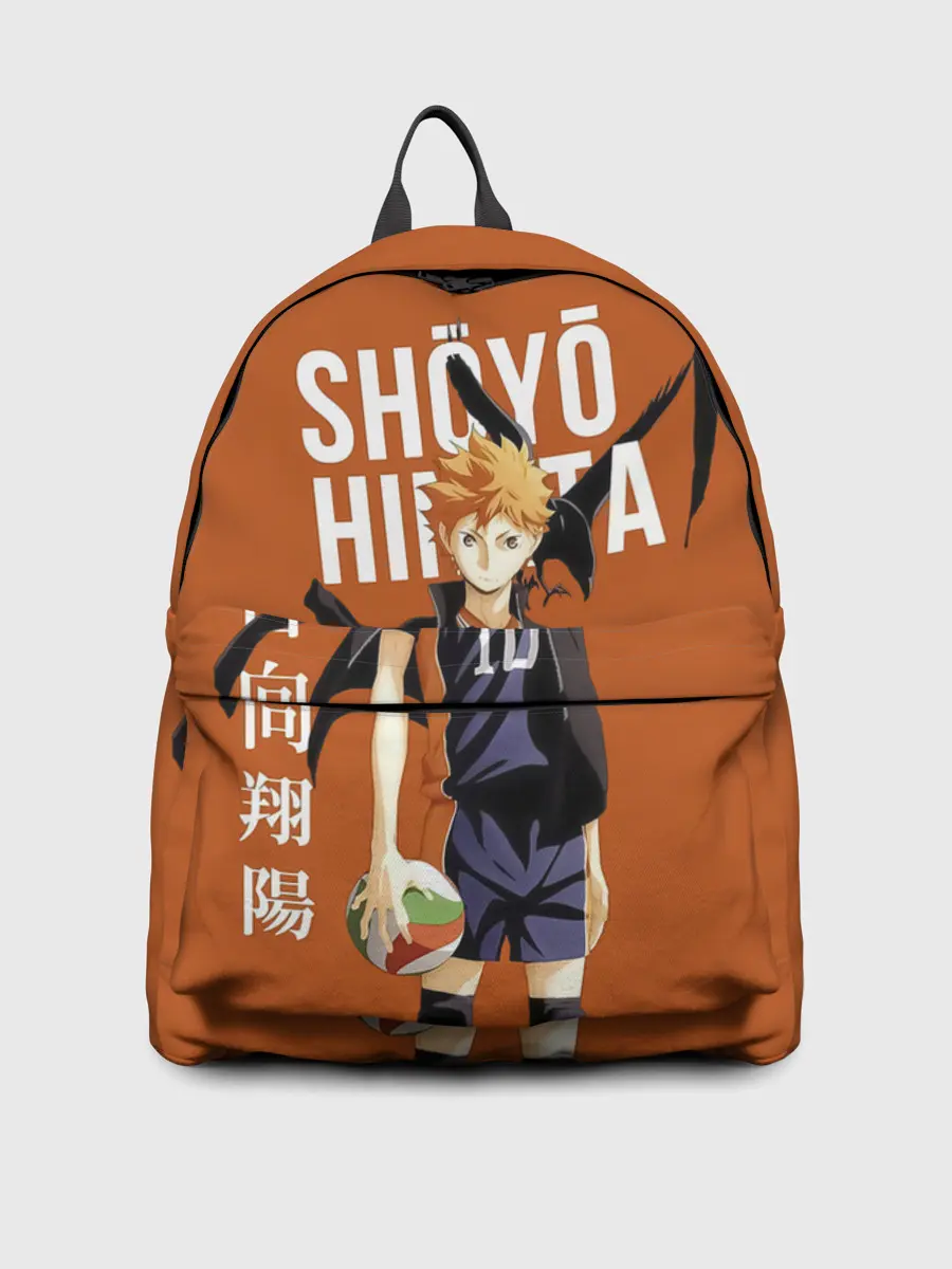 Рюкзак джинсовый / Шоё Хината иероглифы Haikyuu!!