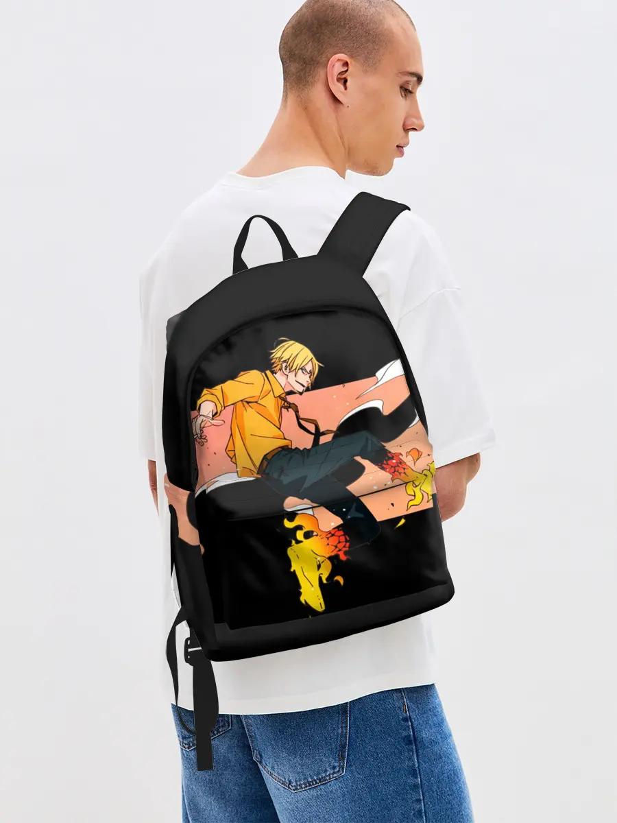 Рюкзак джинсовый / Винсмок Санджи из One Piece