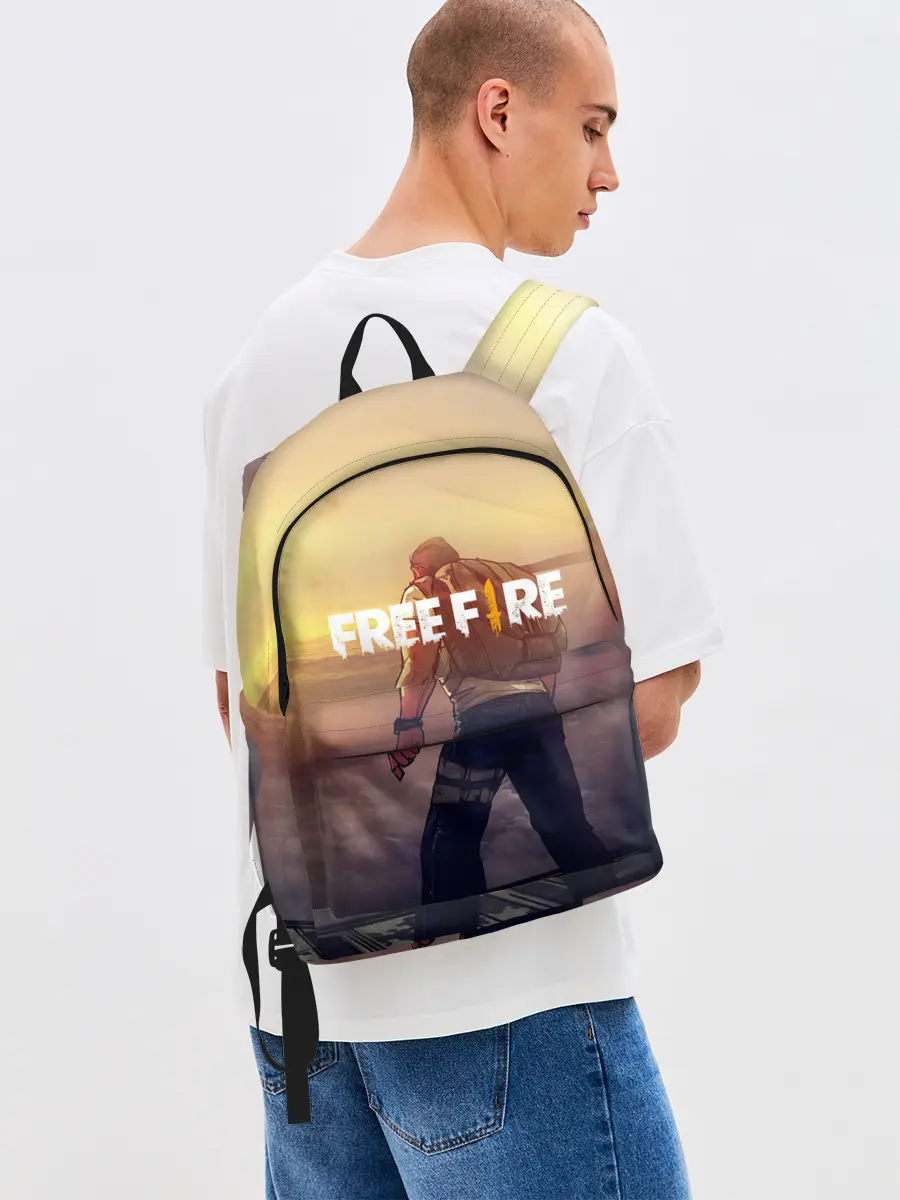 Рюкзак джинсовый / FREEFIRE | БЕЙСЕР