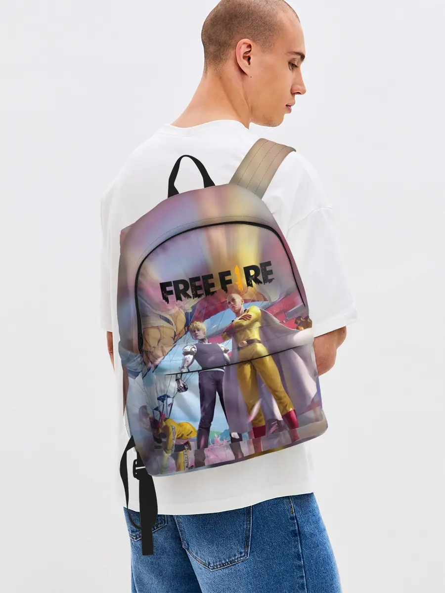 Рюкзак джинсовый / FREEFIRE | САЙТАМА