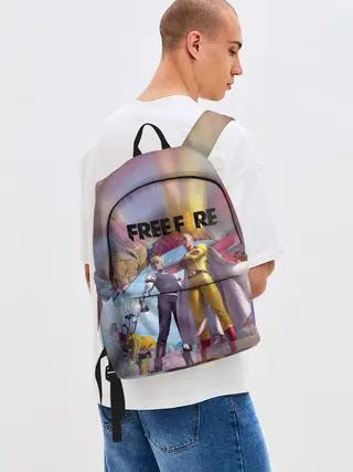 Рюкзак джинсовый / FREEFIRE | САЙТАМА