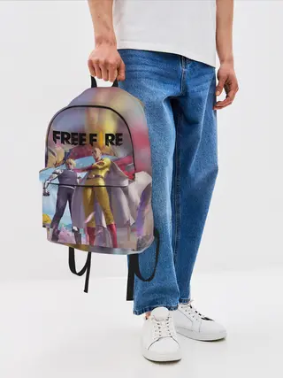 Рюкзак джинсовый / FREEFIRE | САЙТАМА
