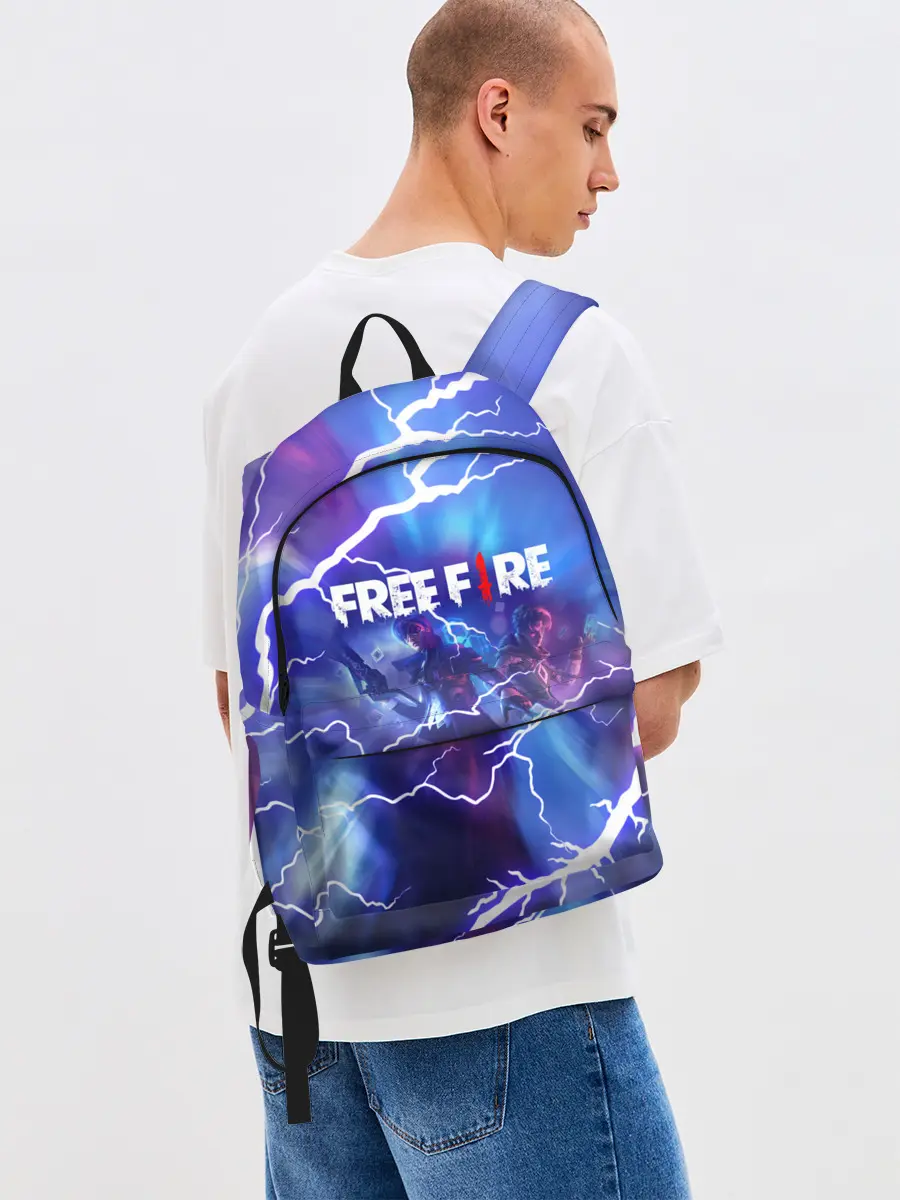 Рюкзак джинсовый / FREEFIRE | КОРОЛЕВСКАЯ БИТВА