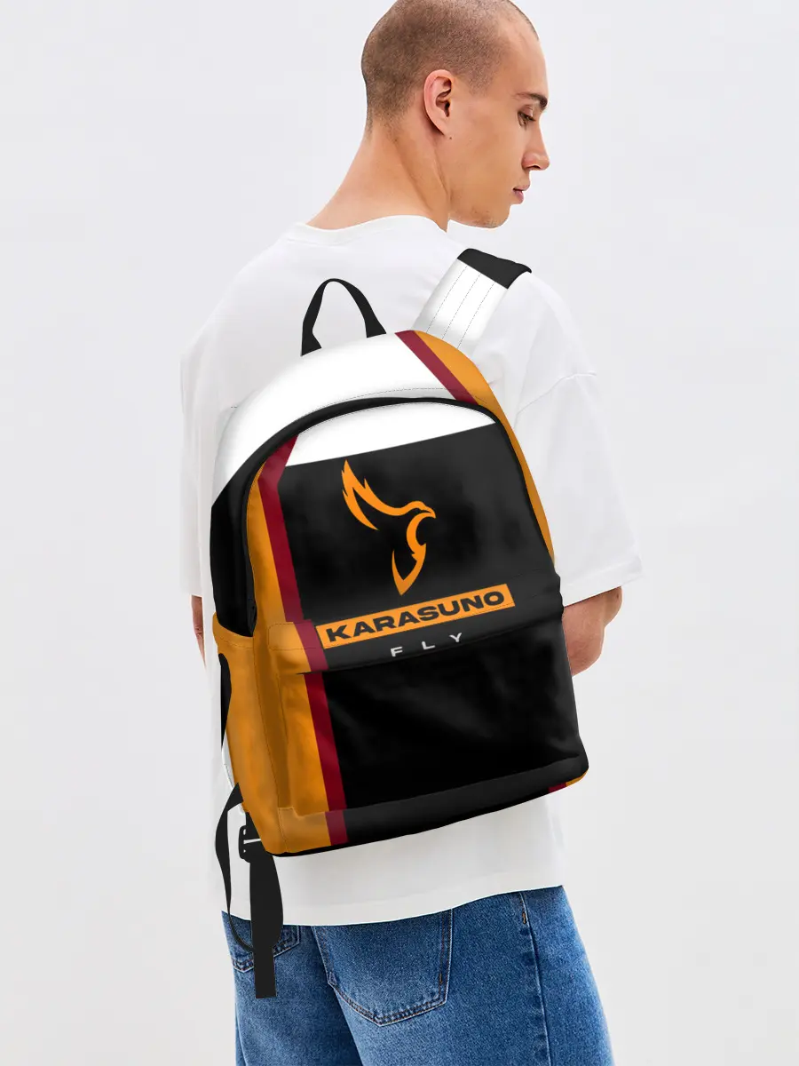 Рюкзак джинсовый / Старшая школа Карасуно Haikyu!!