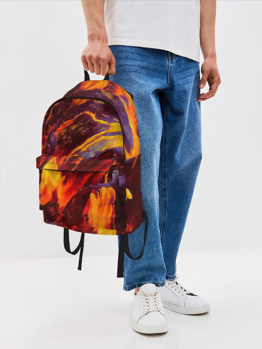 Рюкзак джинсовый / ОГНЕННЫЙ ГРАНЖ | FIRE GRUNGE